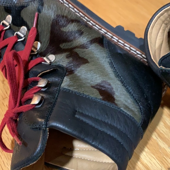 MENS VALBELLA 3 BLACK CAMO POPULAR HIKING STYLE FASHION BOOT SIZE 10 (43) COMFY! - Picture 12 of 16